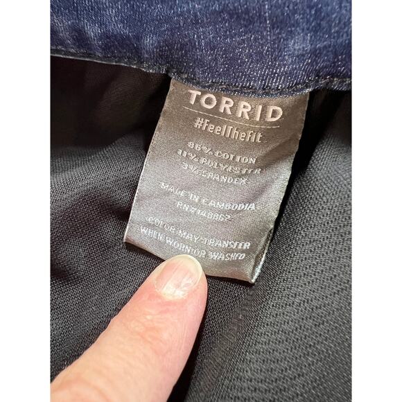 Torrid Jeans Womens 22W 24W 26W Boot TRIO FIT Very Forgiving Bootcut High Rise - Picture 9 of 9